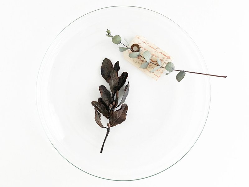 corsage: antique olive. (type, B) - 胸花/手腕花 - 聚酯纤维 绿色