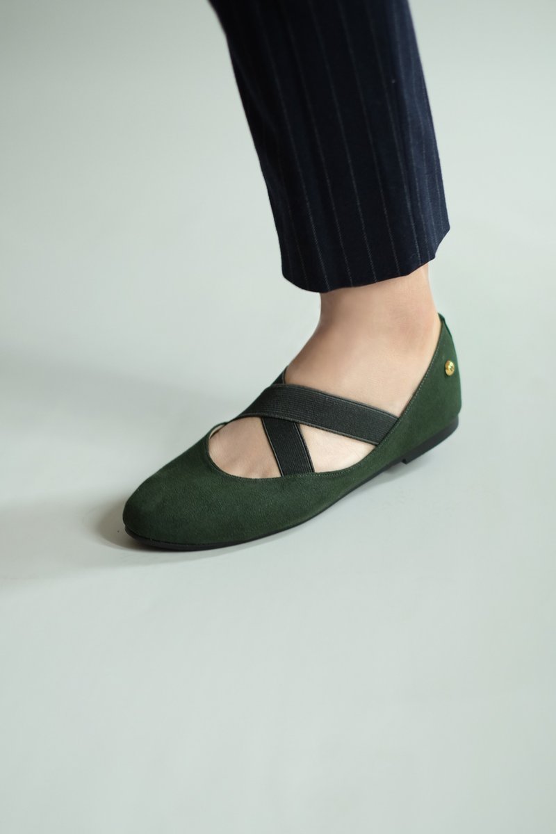轻芭蕾 Dark Green (黛绿) Ballet  | WL - 芭蕾鞋/娃娃鞋 - 其他人造纤维 绿色