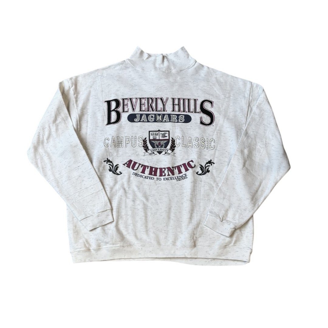 美国古着80年代比佛利山庄 Campus classic sweatshirt - 中性连帽卫衣/T 恤 - 棉 多色