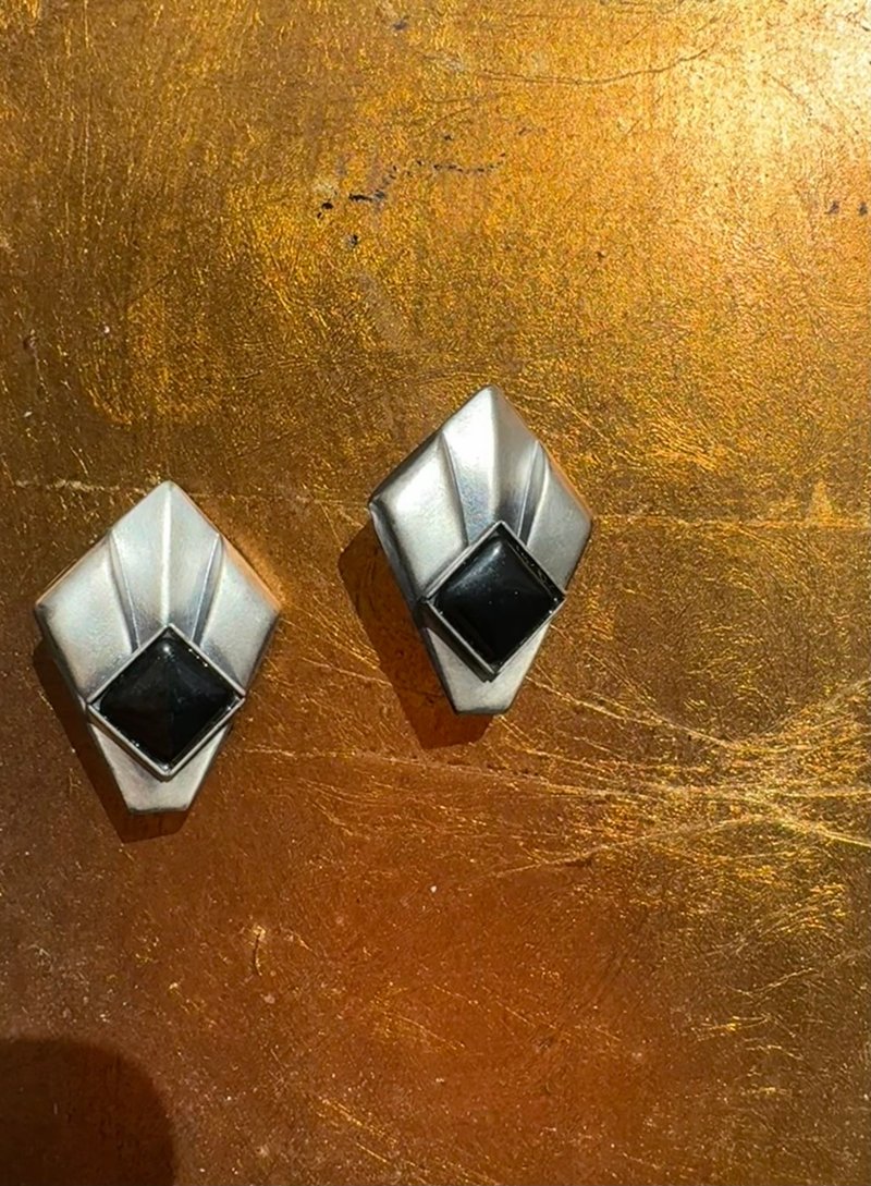 vintage 瑞典产 耳夹 - 耳环/耳夹 - 其他金属 银色