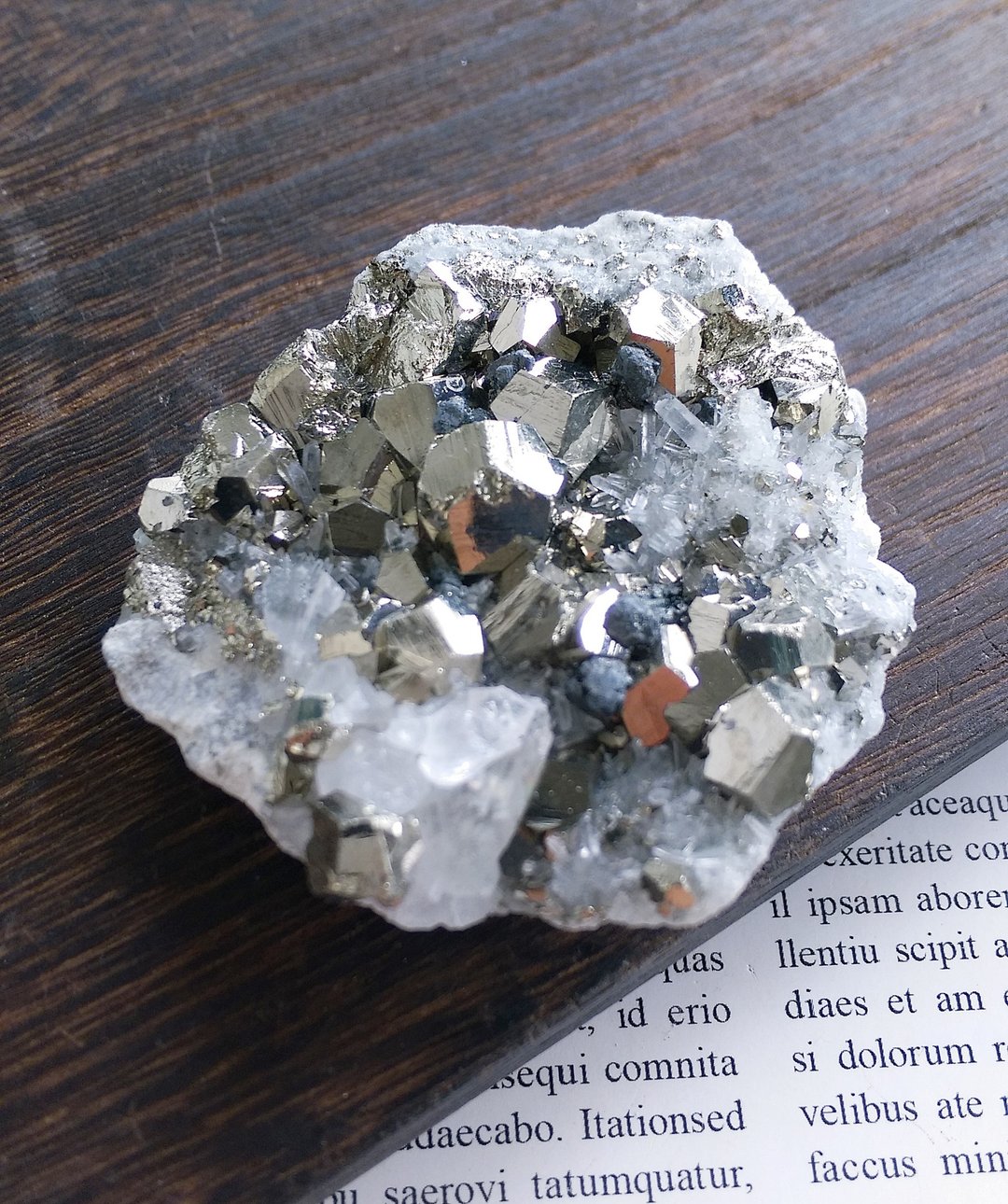 Pyrite 印尼产地 黄铁矿 水晶共生矿 愚人金 天然矿石 原矿 - 摆饰 - 其他材质 