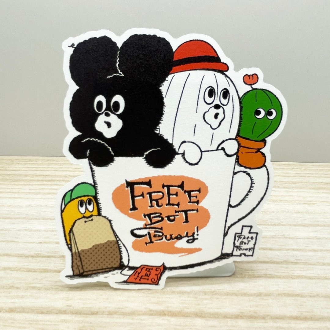 异形裁型留言卡 马克杯是喝饮料的道具 - 卡片/明信片 - 纸 