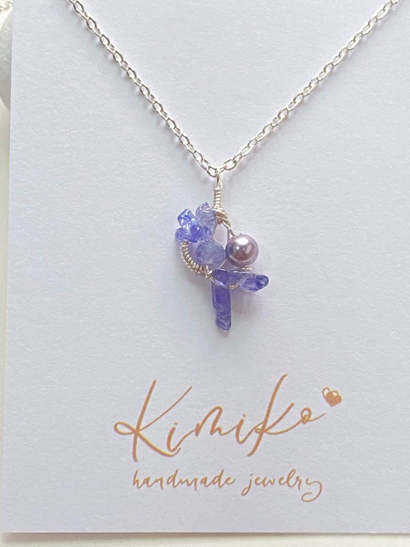 12月诞生石  14KGF丹泉石造型项链 - 项链 - 水晶 紫色