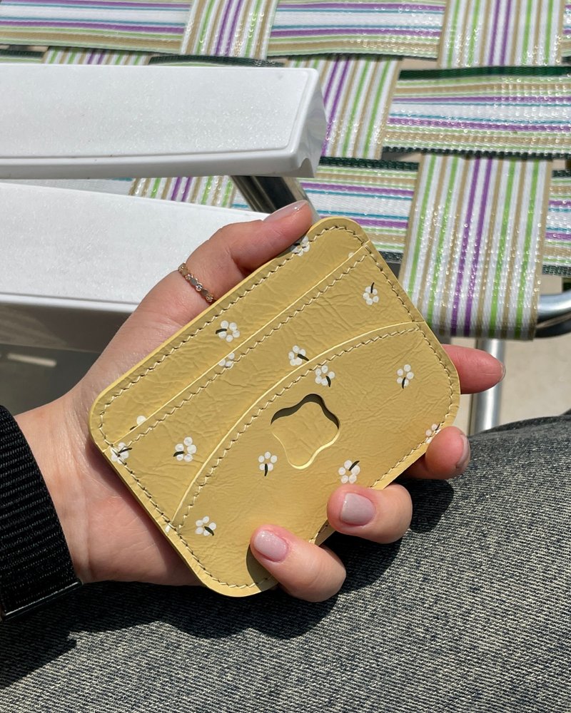FLOWALLET - 皮夹/钱包 - 真皮 黄色