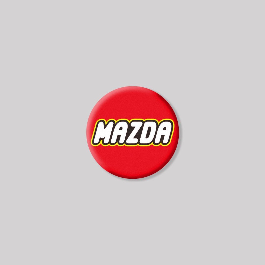 MAZDA/TOY/圆形/铝牌饰贴 SunBrother孙氏兄弟 - 贴纸 - 铝合金 红色
