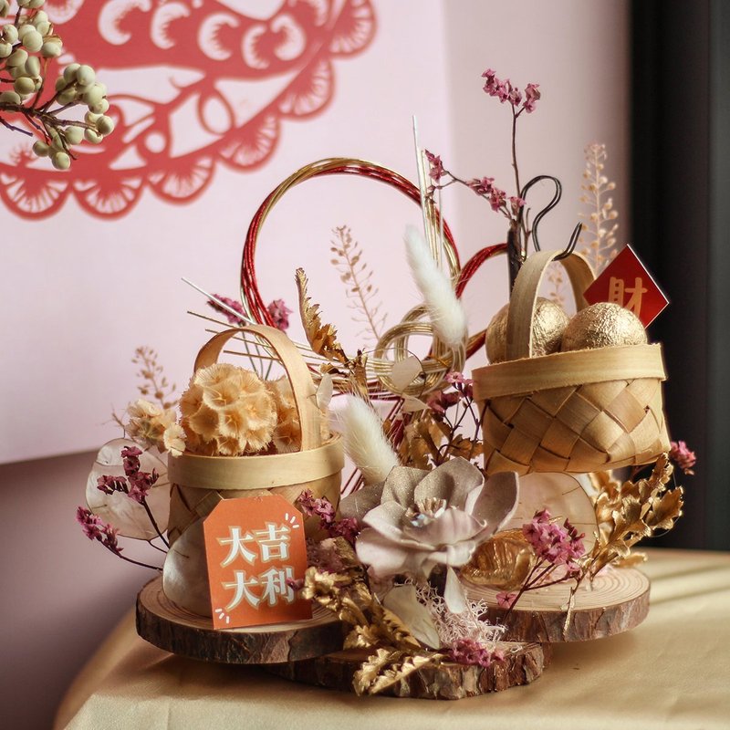 【一人成团】金玉招福摆饰 手作体验课程 台中 - 植栽 - 植物．花 