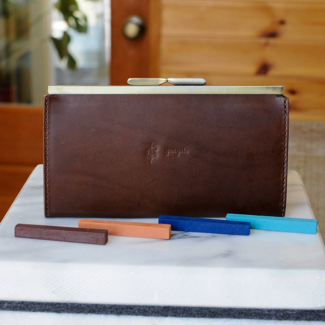Gama mouth long wallet No.4 Buttero - 皮夹/钱包 - 真皮 多色