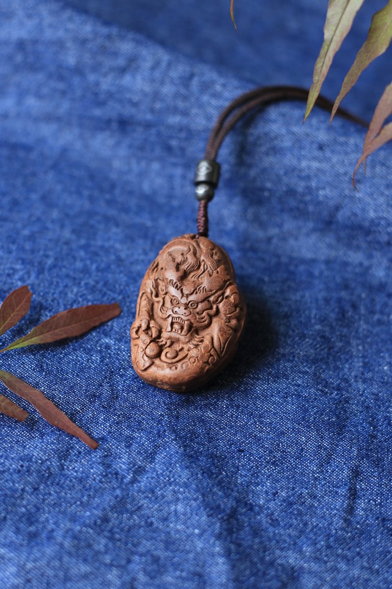 壹染指香品 | 腾龙 文玩 吊坠 | 天然和合香 | 清赏雅玩 香身安命 - 项链 - 植物．花 