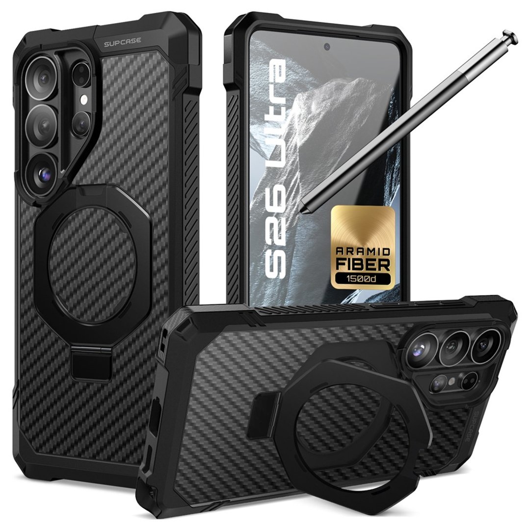 SUPCASE Samsung Galaxy S26 系列 UB Grip 顶级磁吸支架军规防摔 - 手机壳/手机套 - 塑料 