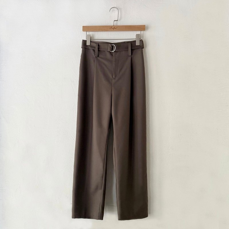 订制系列_高腰松紧D型腰带锥形裤(新) - 女装长裤 - 其他材质 