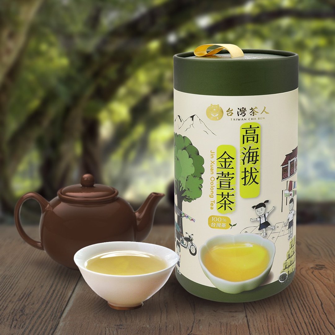 【交换礼物】 100%台湾茶│高海拔金萱茶(50g*10入) - 茶 - 其他材质 金色