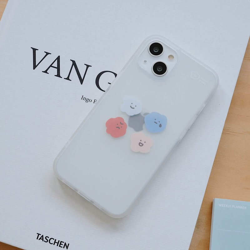 喜怒哀乐 雾面防摔方块壳 手机壳 iphone12 13 - 手机壳/手机套 - 塑料 透明