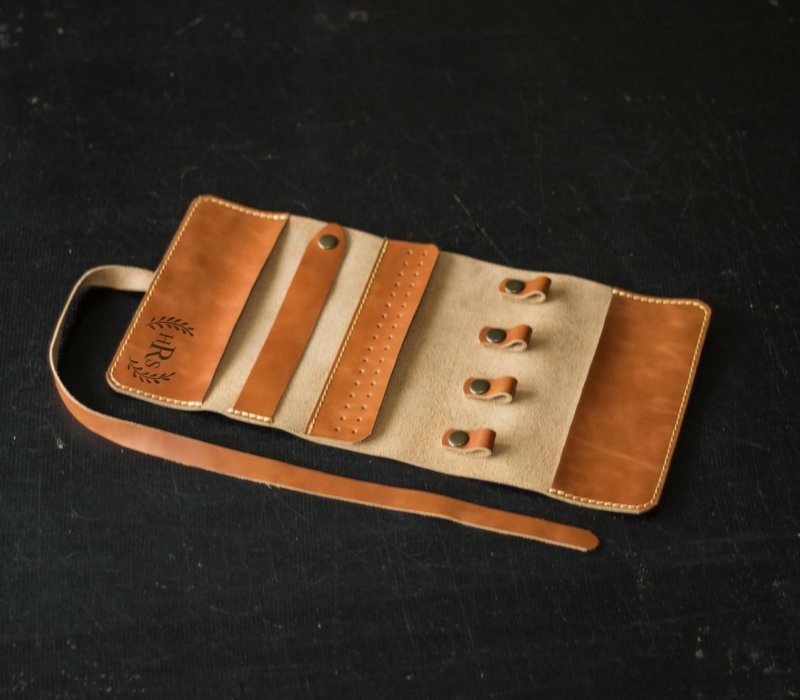 Leather jewelry organizer, jewelry holder, Jewellry case - 收纳用品 - 真皮 多色