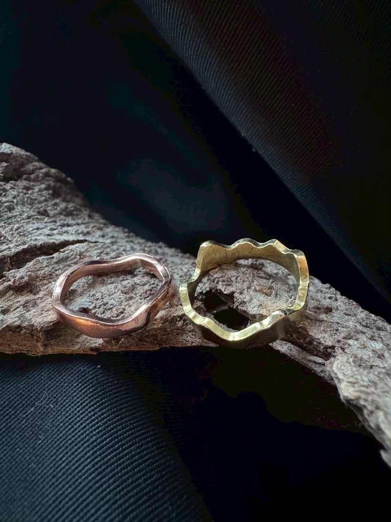 山海对戒 - 金工/饰品 - 铜/黄铜 