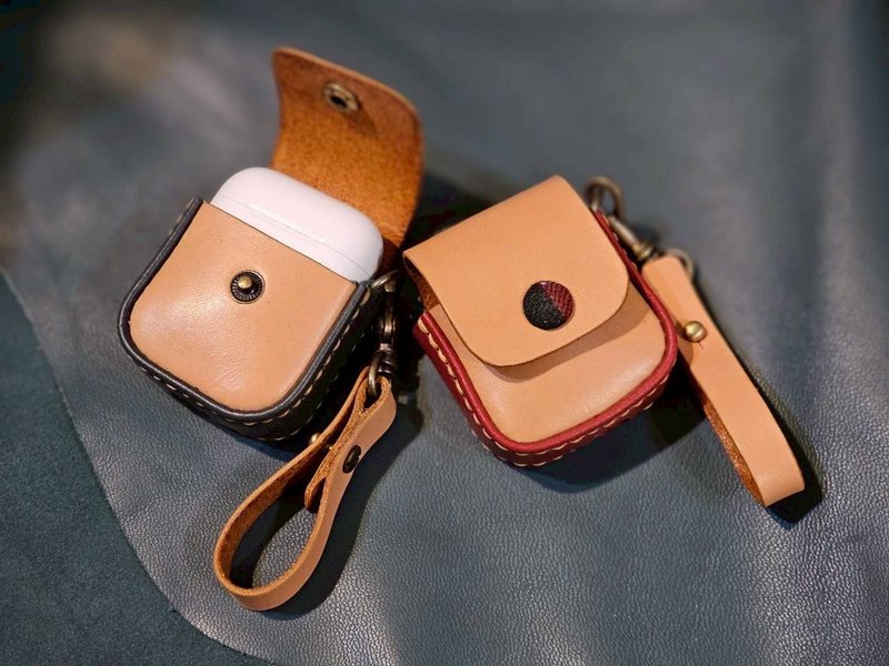 GWC 草世木手作 AIRPod 皮革保护套 - 耳机收纳 - 真皮 
