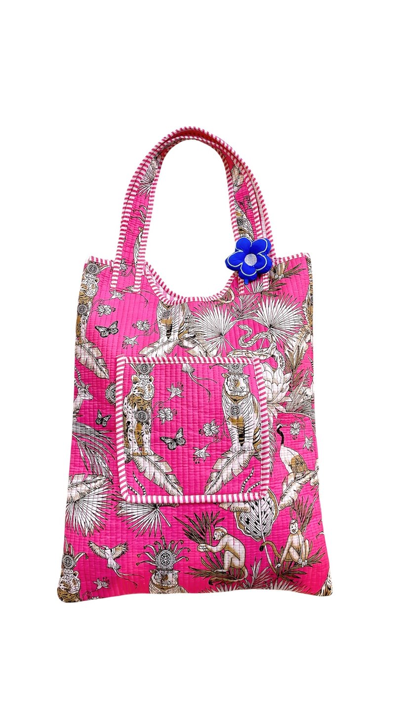Safari 上膊大tote 袋 - 侧背包/斜挎包 - 其他材质 粉红色