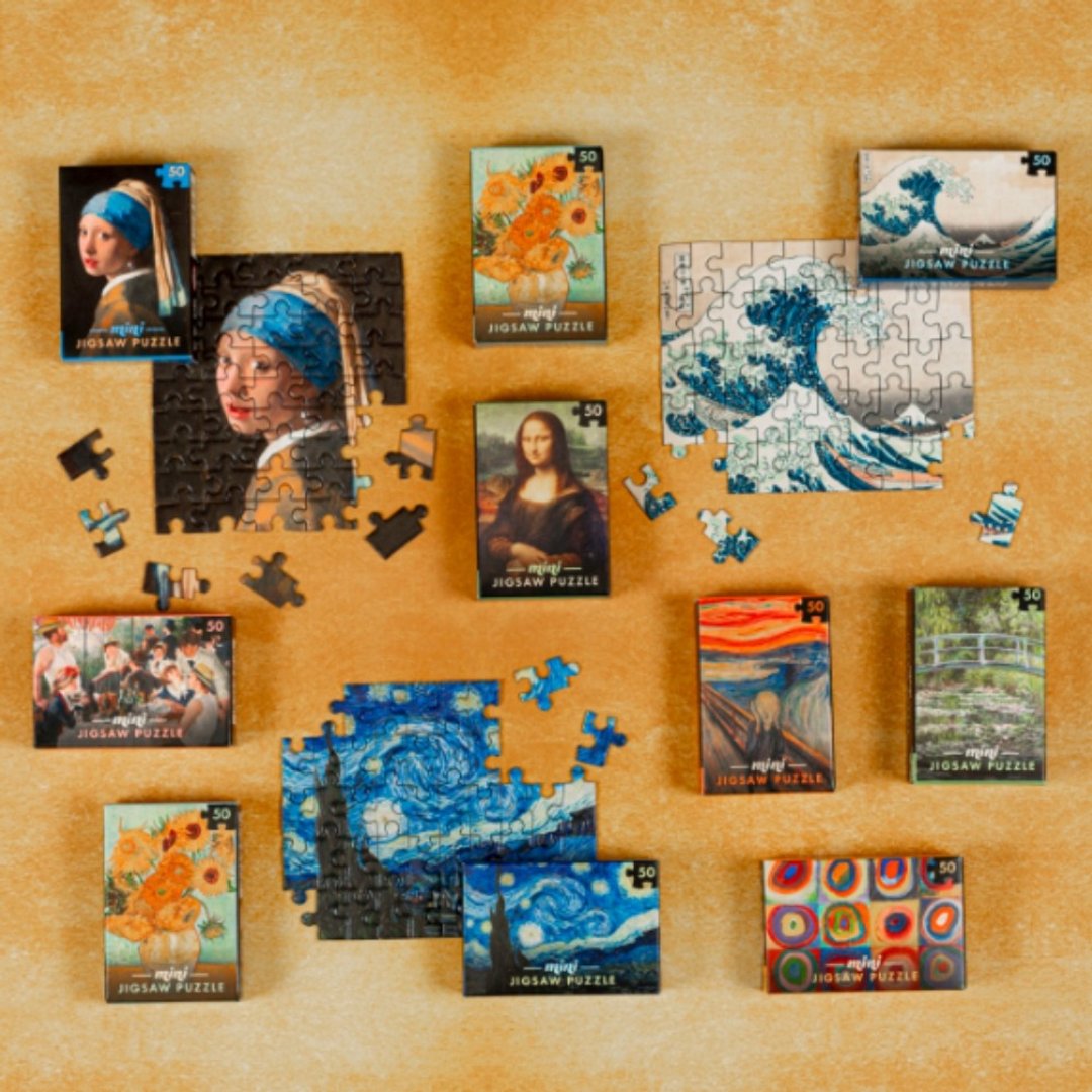 英国Professor Puzzle 世界名画艺廊-迷你拼图(随机出货) - 桌游/玩具 - 纸 银色