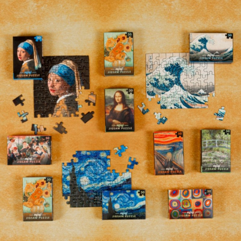 英国Professor Puzzle 世界名画艺廊-迷你拼图(随机出货) - 桌游/玩具 - 其他材质 银色