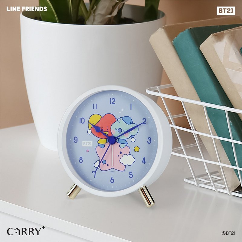 BT21梦之星金属闹钟 (A Dream of Baby) - 时钟/闹钟 - 其他金属 紫色