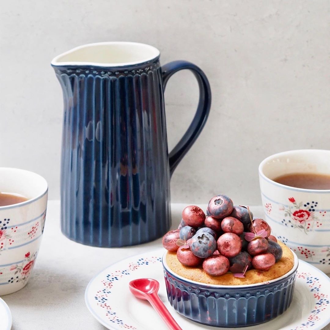 丹麦GreenGate Alice 水瓶1L / 花瓶 / 共3色 - 咖啡壶/周边 - 瓷 蓝色