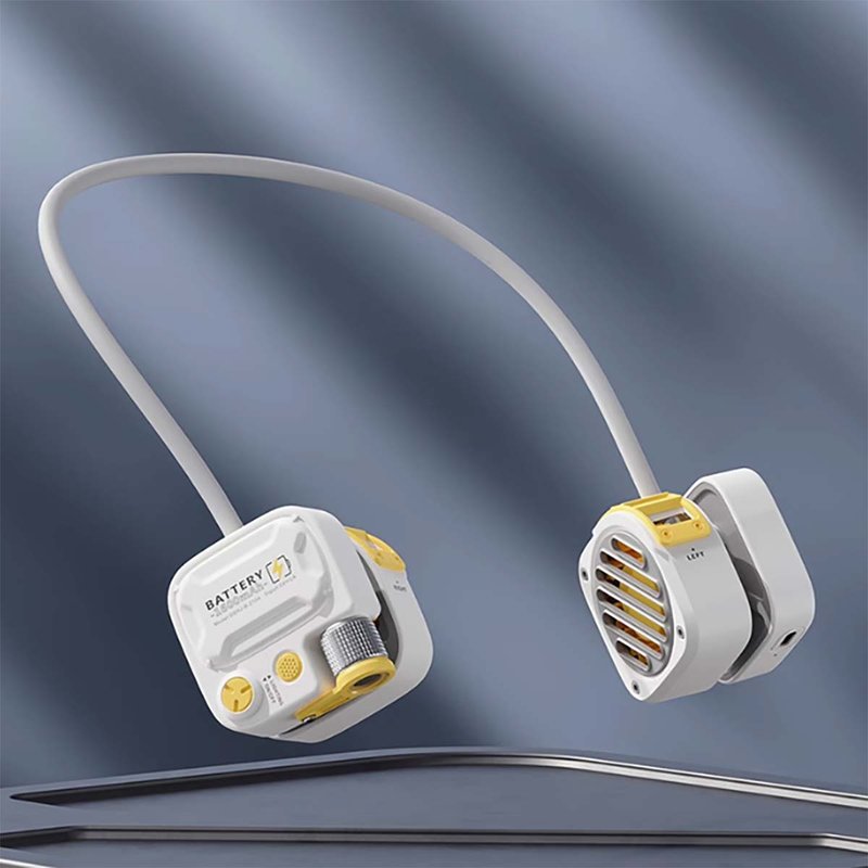 【免运】挂脖便携式随身小型usb可充电型小风扇 黄油猫 - 数码小物 - 其他材质 多色