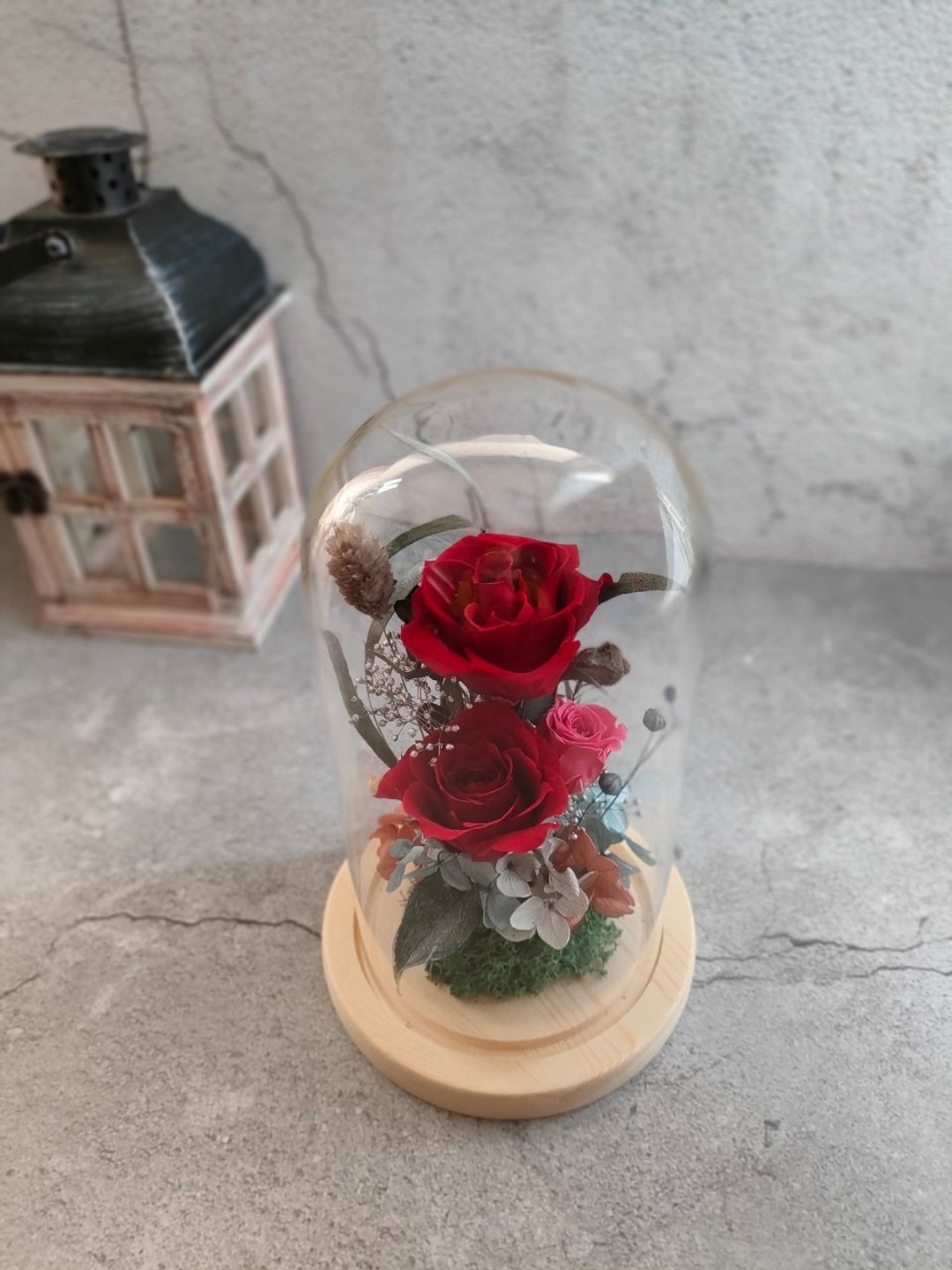 花艺手作课程 - 玻璃罩花盅课程 永生花 不凋花 - 植栽 - 植物．花 