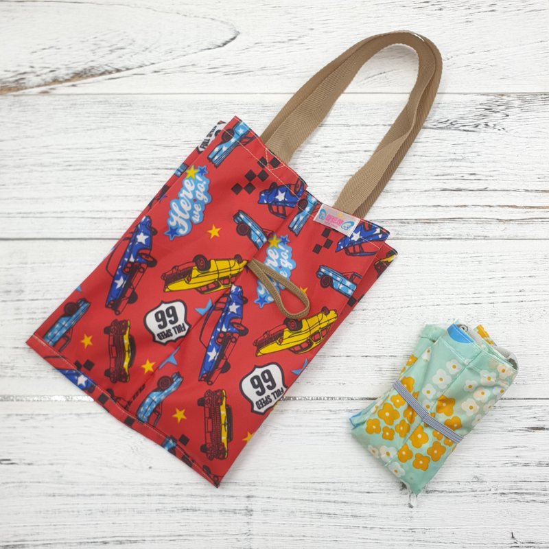 S-25环保双杯乐享袋 超轻量饮料袋 一杯=二杯 早餐袋 二格袋 - 手提包/手提袋 - 防水材质 