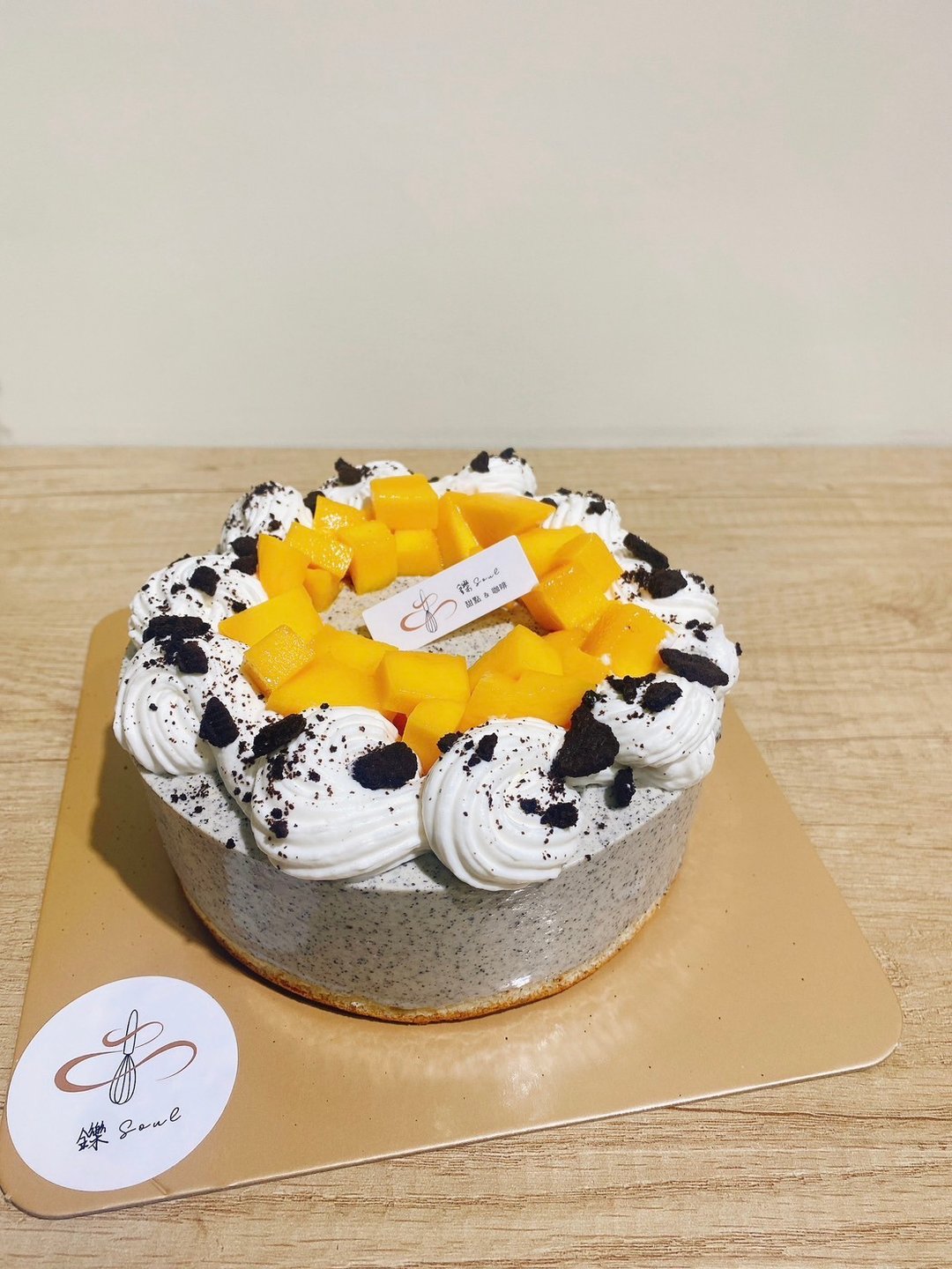 黑芝麻芒果慕斯蛋糕 芒果 生日蛋糕 铄甜点 芒果蛋糕 蛋糕 - 蛋糕/甜点 - 新鲜食材 