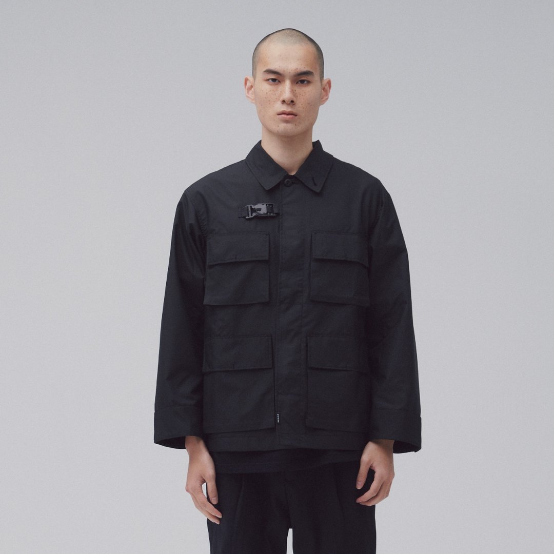 DYCTEAM - Symbiosis - Buckle Jacket (black) - 男装外套 - 防水材质 黑色