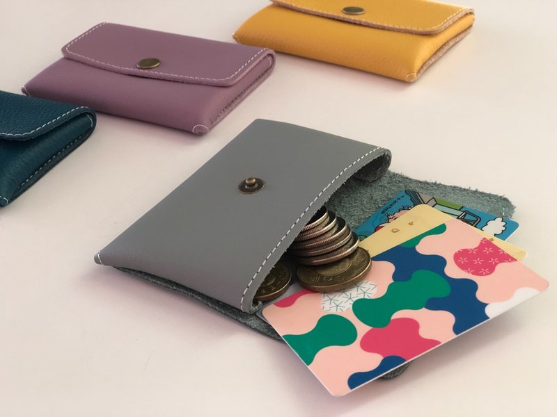 卡片零钱包 - 手提包/手提袋 - 真皮 多色