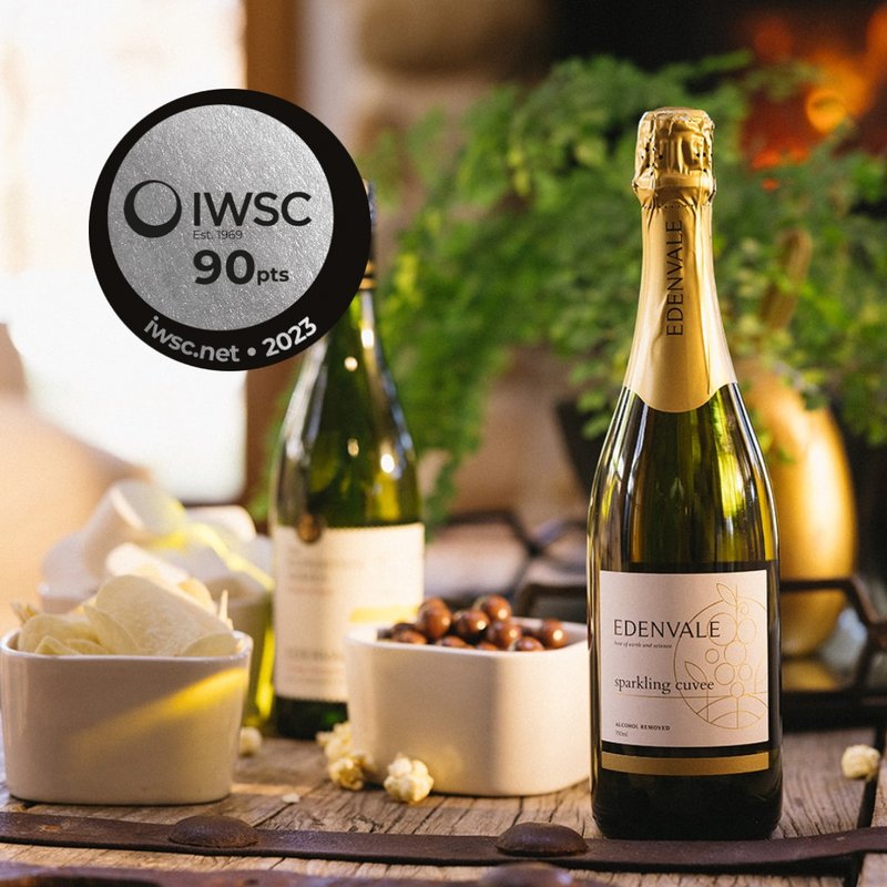 澳洲 EDENVALE 伊威气泡白葡萄饮 混酿 无酒精气泡酒 Vegan - 果汁/蔬果汁 - 玻璃 金色