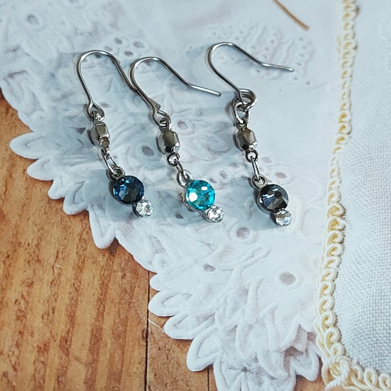 SWAROVSKI //施华洛世奇  璀灿水晶造型耳环(多款可选) - 耳环/耳夹 - 不锈钢 多色