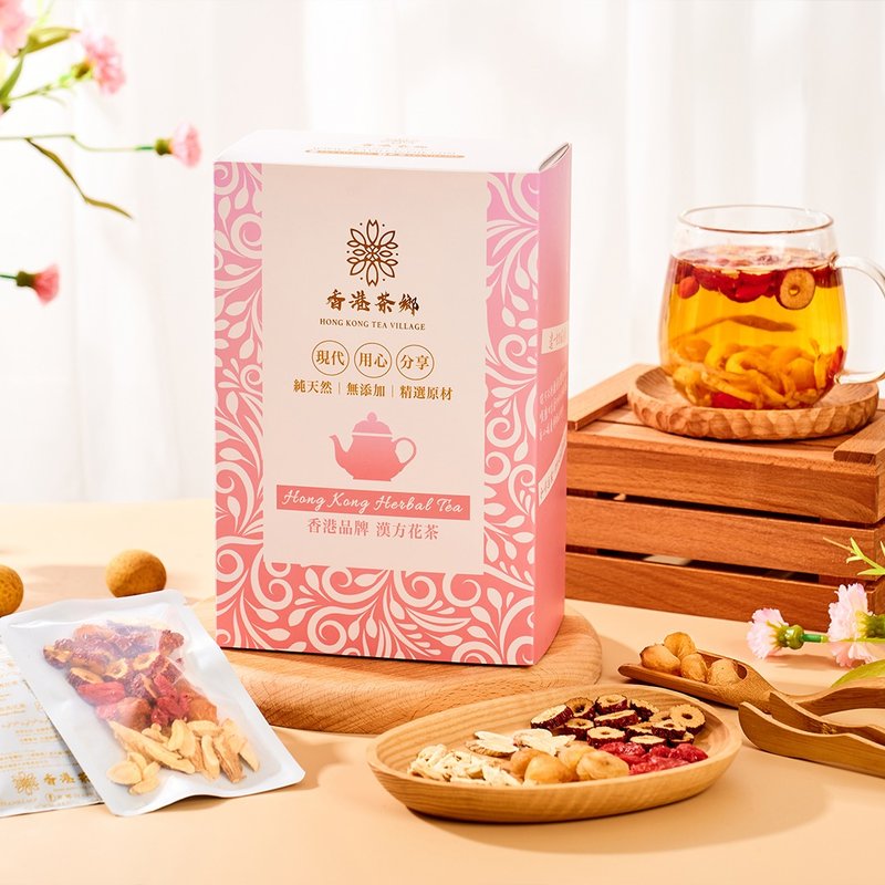 暖身姜枣花茶 (12包/盒) 桂圆红枣枸杞茶 缓解血虚经痛 驱寒暖身 - 茶 - 其他材质 