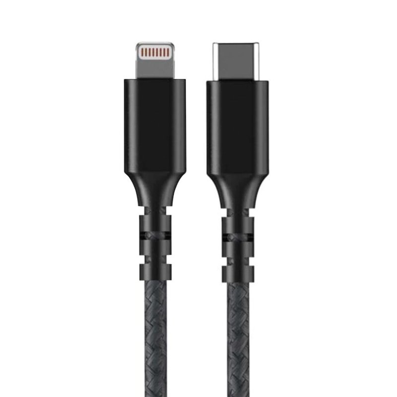 N9s 7A USB-C to Lightning 超导体充电线 - 充电宝/传输线 - 铜/黄铜 黑色
