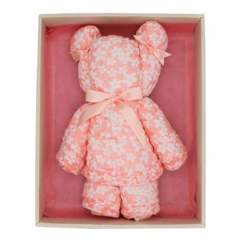 京友禅染熊仔浴巾 / 樱 粉红色 - 毛巾浴巾 - 棉．麻 粉红色