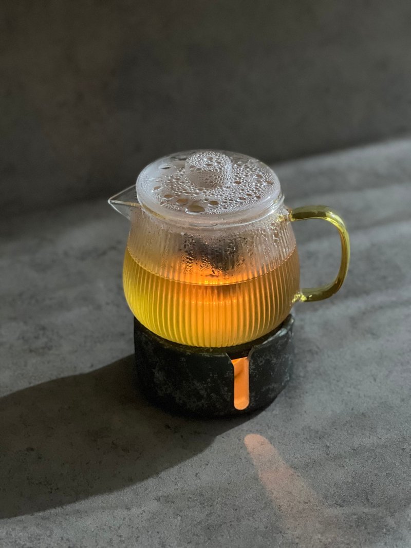 复古绿温茶炉/仿旧/水泥/保温/蜡烛加热/茶道用品/手工 - 摆饰 - 环保材料 