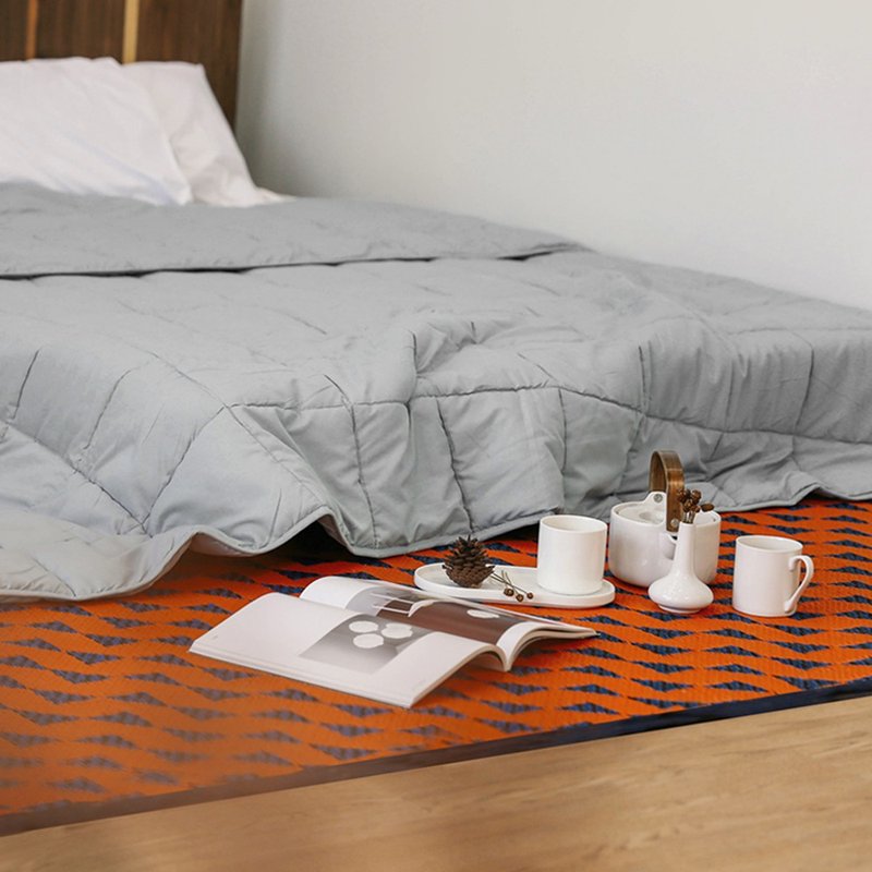 PDM | STRIDE 编织地垫S(节奏橘) - 地垫/地毯 - 其他材质 橘色