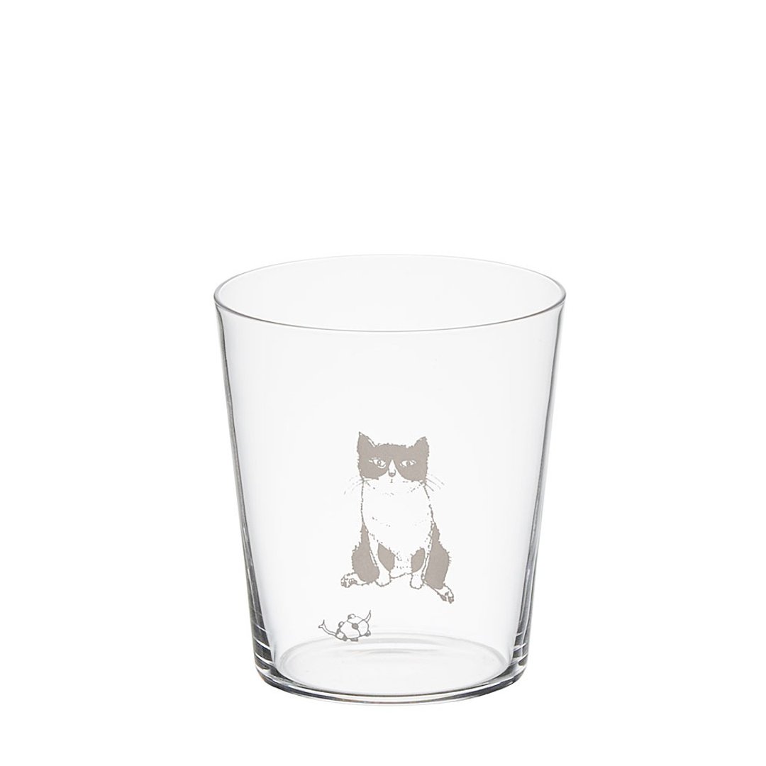 坐着猫咪水杯 - 玻璃杯 - 玻璃 