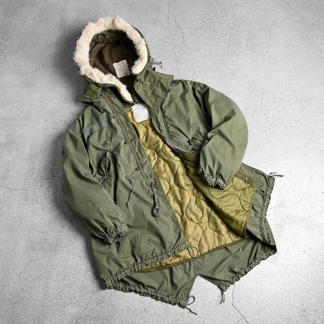 US 美军公发 M-65 PARKA / Vintage 古着军装 - 男装外套 - 棉．麻 绿色