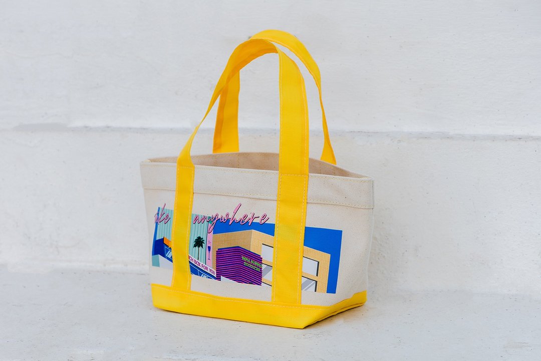 Blue sky : Tote bag Yellow - 手提包/手提袋 - 棉 黄色