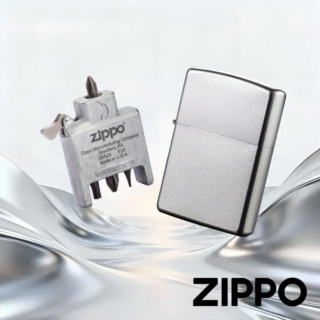 【ZIPPO 官方旗舰店】205 内置收纳螺丝起子组 多功能设计 40701 - 其他 - 铜/黄铜 银色