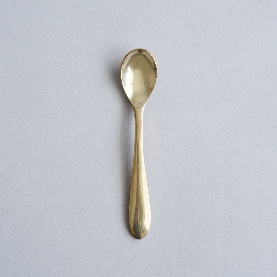 Brass cutlery / spice spoon - 餐刀/叉/匙组合 - 铜/黄铜 