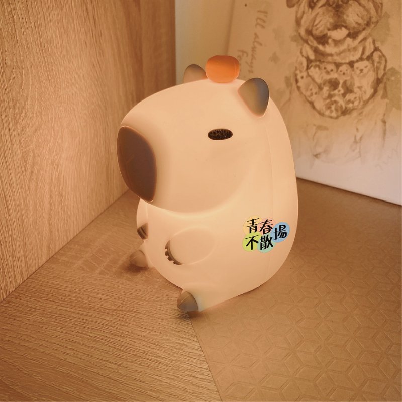 【莳设计 定制化文字 毕业系列】超Q疗愈水豚君 Capybara拍拍灯 - 其他 - 硅胶 