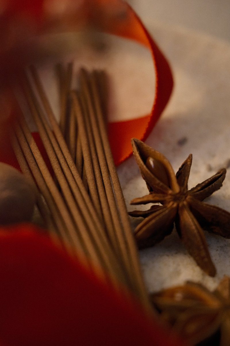 【 No.07 红 âng 】 手工线香 暖调 × 醇厚 × 浓郁香料 - 香薰/精油/线香 - 其他材质 红色