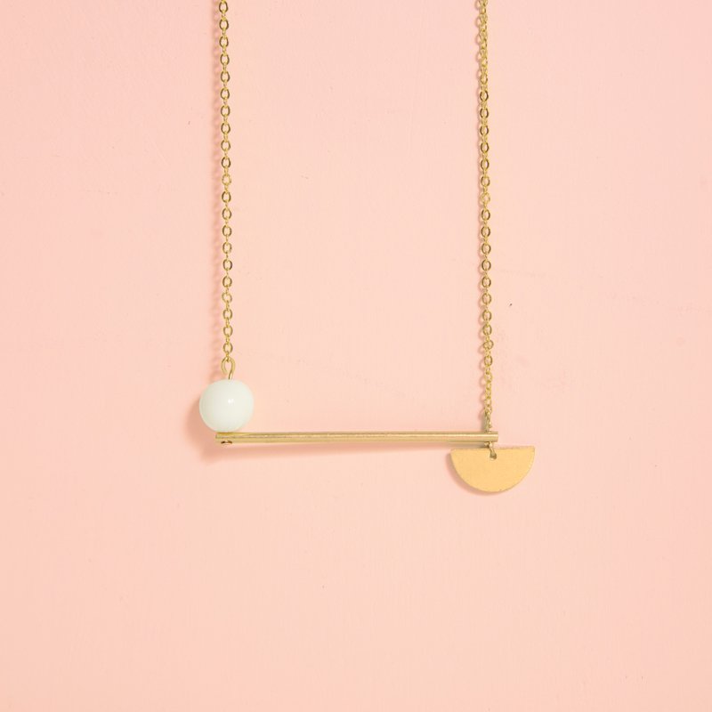 几何简约短项链 - 项链 - 其他金属 