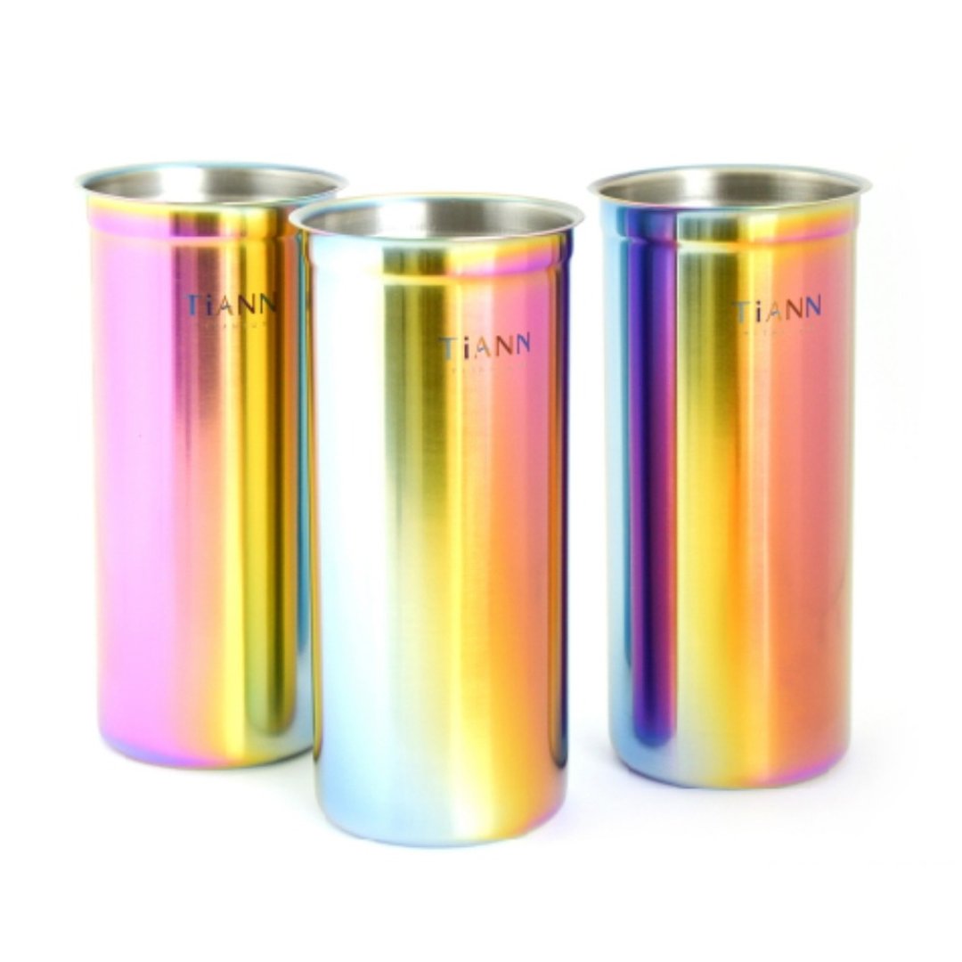 【微瑕 - 福利品】纯钛单层杯 550ml 赠隔热杯套 台湾制造 钛杯 - 其他杯子 - 其他金属 多色