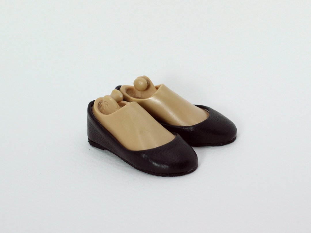 Flat shoes for Minifee Active BJD - 其他 - 真皮 黑色