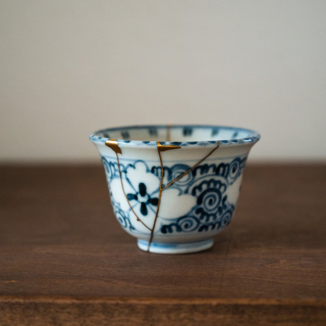 金继修复古董杯 Chimahaga - 其他杯子 - 瓷 