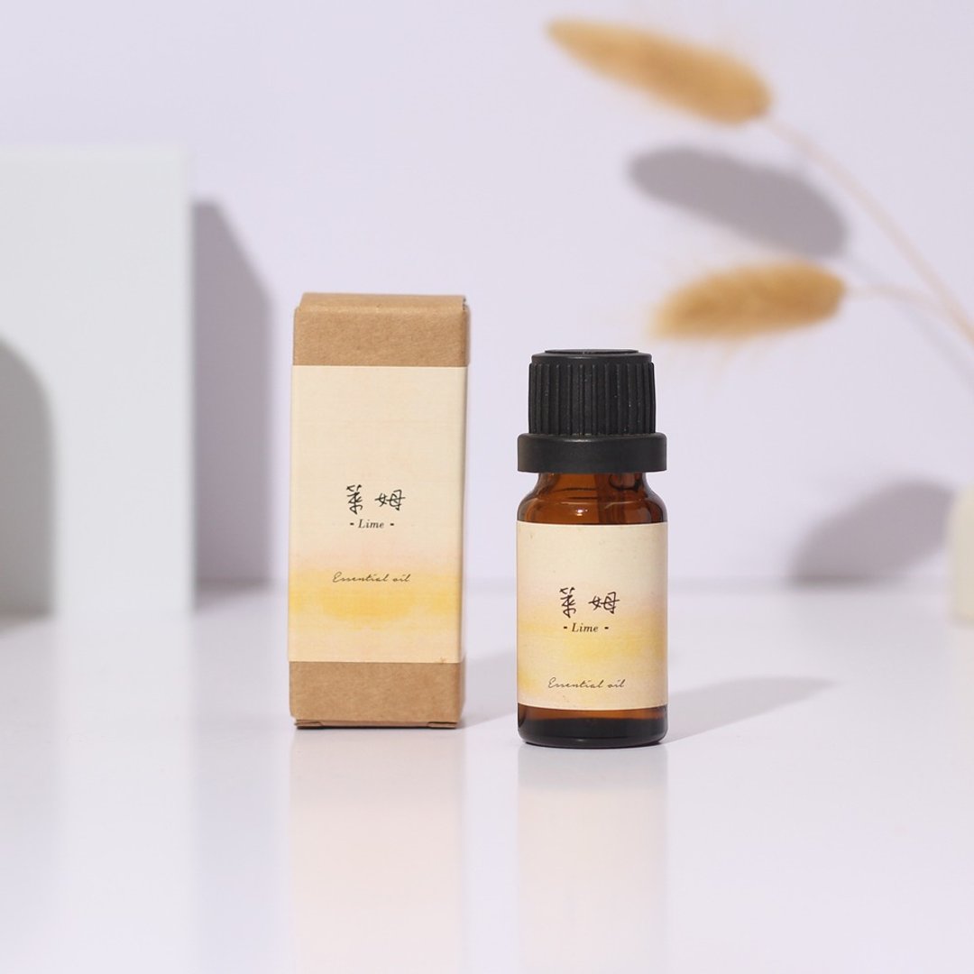 【莱姆】Lime、12mL、单方精油丨办公室香氛 - 香薰/精油/线香 - 玻璃 橘色