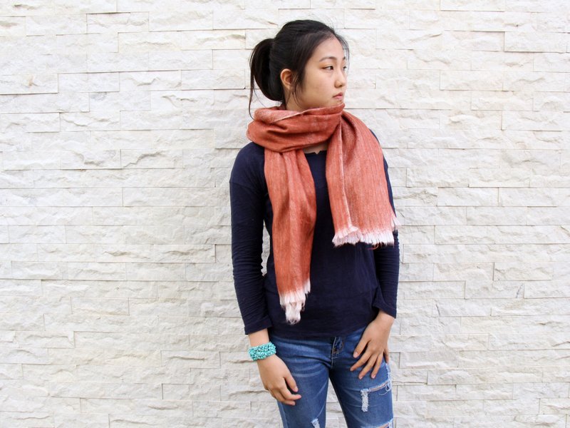 南美洲手作羊驼披肩 长毛款 - 围巾/披肩 - 其他材质 